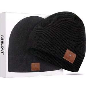 hat with Bluetooth 5.0, wireless, knitted, winter‎ cap with built-in detachable